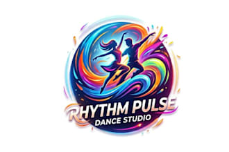 design vibrant and energetic dance studio logo