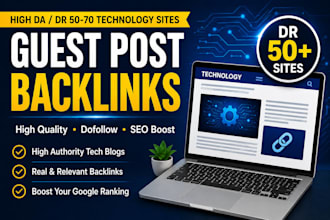do SEO guest posting on tech sites with dofollow links