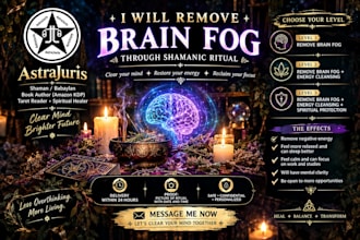 remove brain fog through shamanic ritual