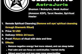 do spiritual cleansing or remove evil eye through shamanic ritual