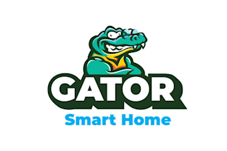 design eye catching smart gator creator logo