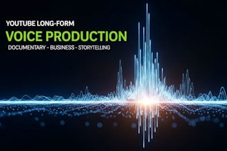 deliver premium ai voiceover in US and UK english for youtube and corporate