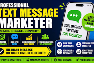 do SMS and text message marketing and sms blast to audience