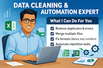 do excel data cleaning formatting consolidation lookups and automation