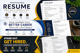 provide professional resume and CV formatting services