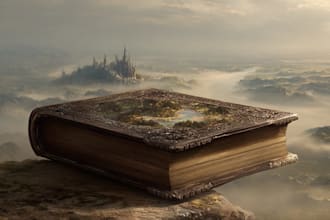 do fantasy book cover design, thriller book cover in my style