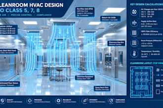 design cleanroom hvac systems for iso class 5 7 and 8 environments