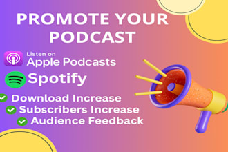 podcast promotion and extensive downloads