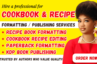 do cookbook kindle formatting recipe editor book formatting kdp book publishing