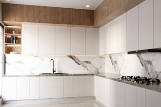 design kitchen in 3d and high quality render