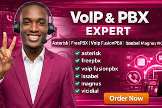 setup ringcentral IVR, vicidial, twilio, 3cx, magnus billing fusionpbx, freepbx