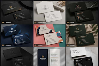 professional business card design with customization, affordable price, and deli