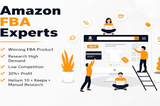 be your amazon fba wholesale VA for products research and sourcing