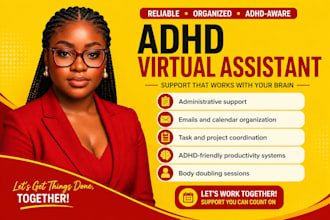adhd virtual assistant executive virtual assistant personal assistant admin