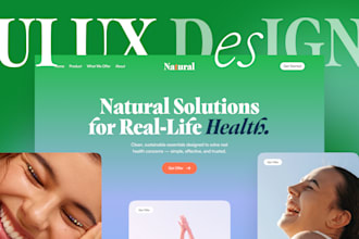 do modern website ui ux design and redesign