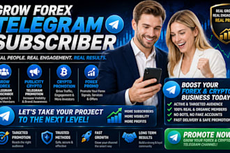 grow forex telegram subscriber, publicity crypto telegram promotion, forex promo