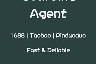 be your china product sourcing agent on taobao,1688 and pinduoduo