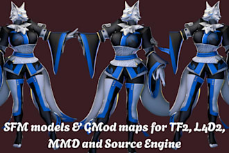 port, convert, rig models for gmod, sfm, vrchat, tf2, and l4d2