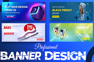 design shopify banner, website banner, and web slider
