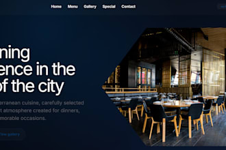 create a modern business website for your local business
