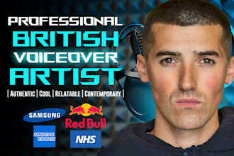record a professional male voiceover narration with a london accent