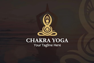 design attractive modern custom yoga logo