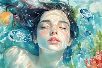 paint a watercolor illustration