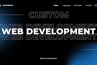 develop a premium front end website