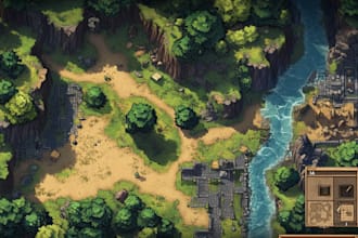 create detailed fantasy and game world maps