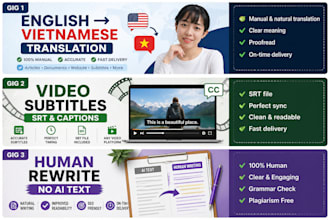 translate english to vietnamese manually and naturally