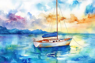 illustrate the best watercolor illustration