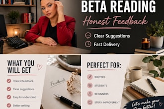 beta read your story and give detailed honest feedback