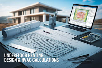 design underfloor heating system with heat loss hvac calculations