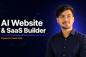 build a custom ai website or saas app with modern UI