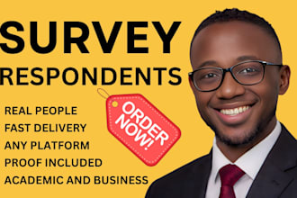 find survey respondents and collect online survey data for you