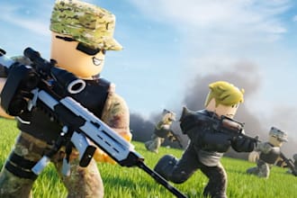 develop custom roblox gams, scripting, maps, UI design roblox studio game
