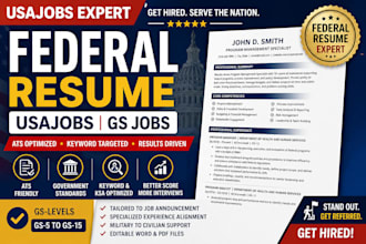 write a usajobs federal resume for government gs jobs