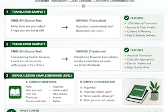 teach you conversional swahili for beginners