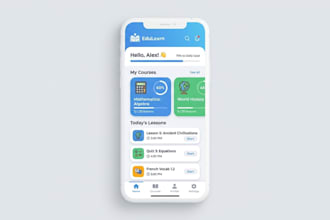 design UI UX for education apps