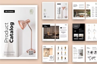 do product catalog canva ebook design, kdp, lead magnets pdf