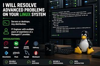 resolve linux based issues on request