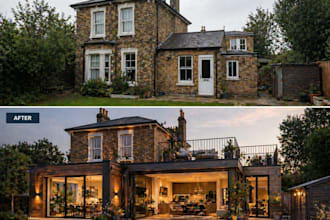 design house extension, adu, terrace and container home plans