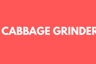 grind cabbage for your party