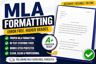 fix mla formatting and citations for essays and research papers