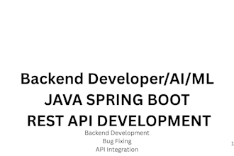 do java ai ml phyton development
