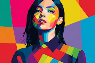 make a beautiful wpap pop art portrait