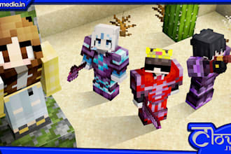 create minecraft thumbnails for your youtube channel