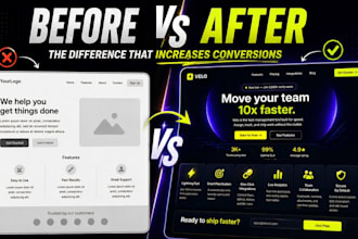 design premium dark mode saas product mockups and posters