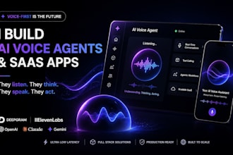 build ai voice agents and saas with deepgram and elevenlabs