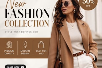 instagram post design for fashion brand